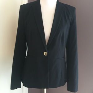 Calvin Klein pantsuit black, gold buttons